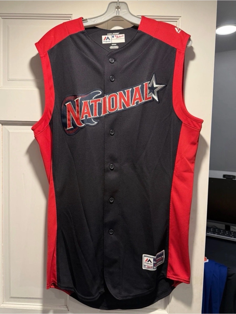 2019 MLB All Star Game National League Baseball Majestic Jersey Vest - Men's 40